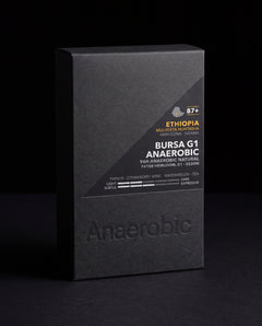 Ethiopia Bursa G1 anaerobic - 10oz box, front three-quarter view