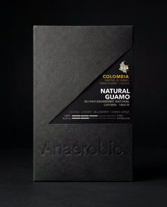 Colombia Natural Guamo 36+96h anaerobic natural - 10oz box, front
