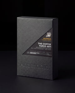 Uganda Coffee Yards 48h - 10oz box, front three-quarter view