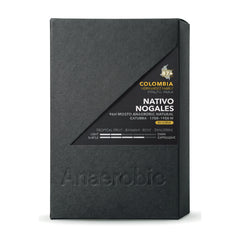 Colombia Nativo Nogales 96h Anaerobic Mosto Natural — 10oz box, front three-quarter view on white
