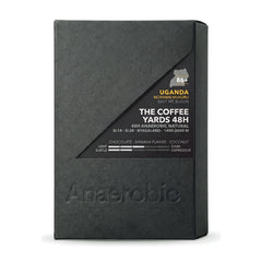 Uganda Coffee Yards 48h Anaerobic Natural — 10oz box, front three-quarter view on white