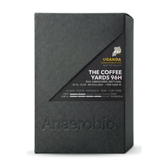 Uganda Coffee Yards 96h Anaerobic Natural — 10oz box, front three-quarter view on white